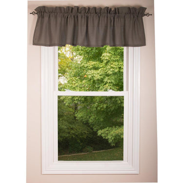 Heirloom Valance Pewter Unlined VL010065 - The Fox Decor
